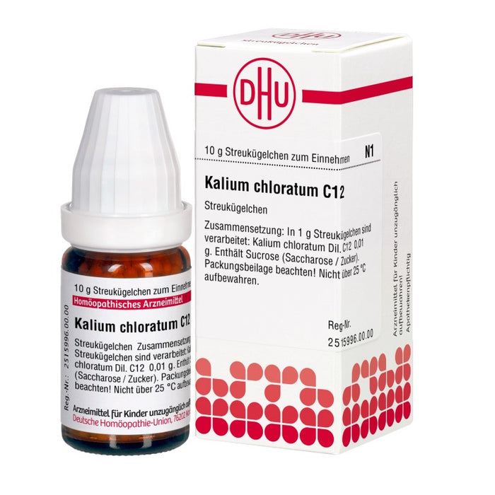 DHU Kalium chloratum C12 Streukügelchen, 10 g Globules