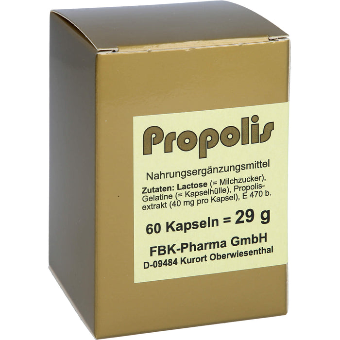 FBK-Pharma Propolis Kapseln, 60 pcs. Capsules