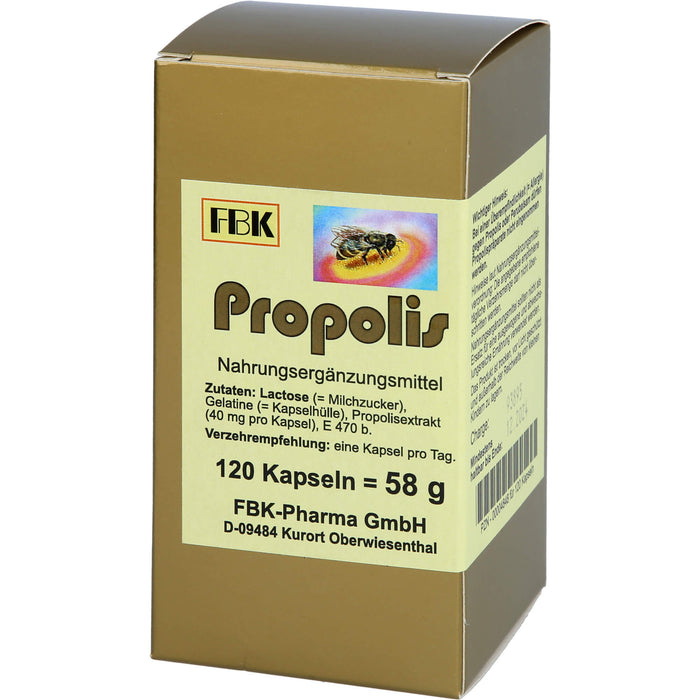 FBK-Pharma Propolis Kapseln, 120 pc Capsules