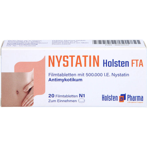 Nystatin Holsten Filmtabletten, 20 St. Tabletten