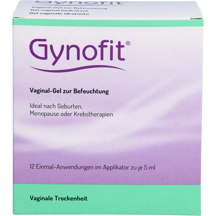Gynofit Vaginal-Gel zur Befeuchtung, 12 St. Einzeldosisbehältnisse