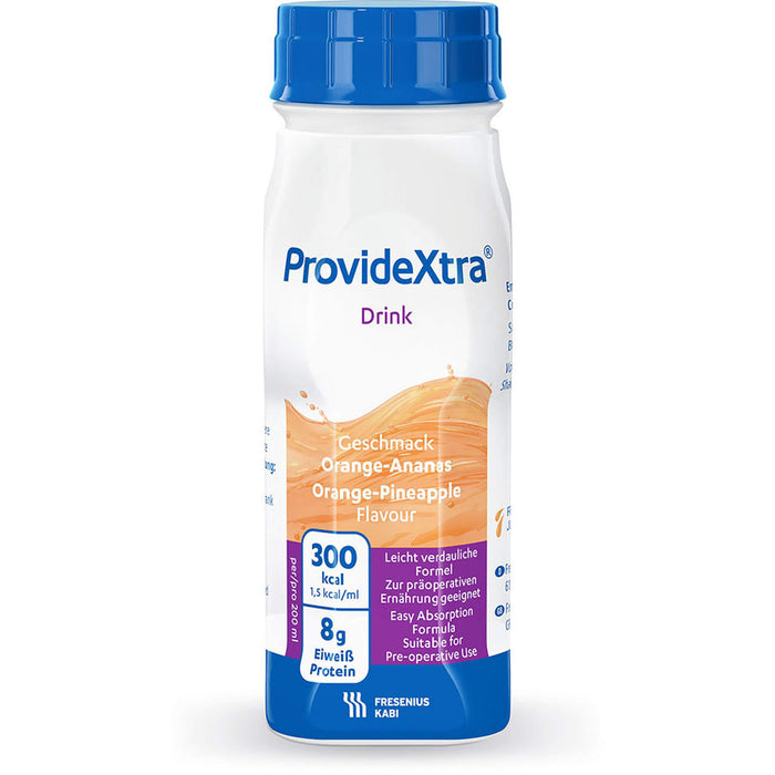 ProvideXtra DRINK Orange-Ananas Trinkflasche, 4X200 ml LOE