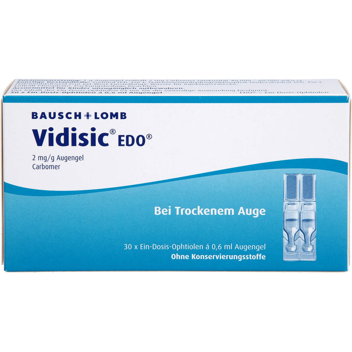 Vidisic EDO Augengel, 30 St. Einzeldosispipetten