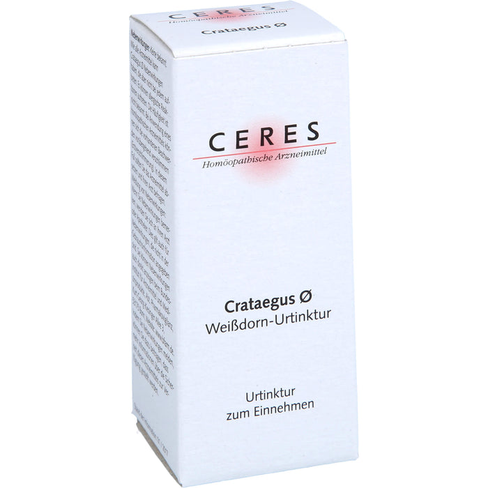 CERES Crataegus ø Urtinktur, 20 ml Solution