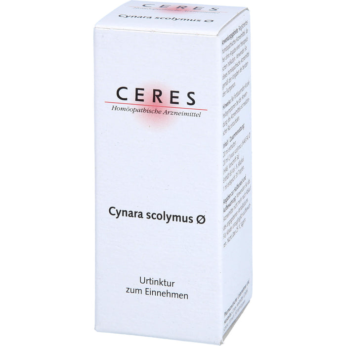 Ceres Cynara scolymus Urtinktur, 20 ml Solution