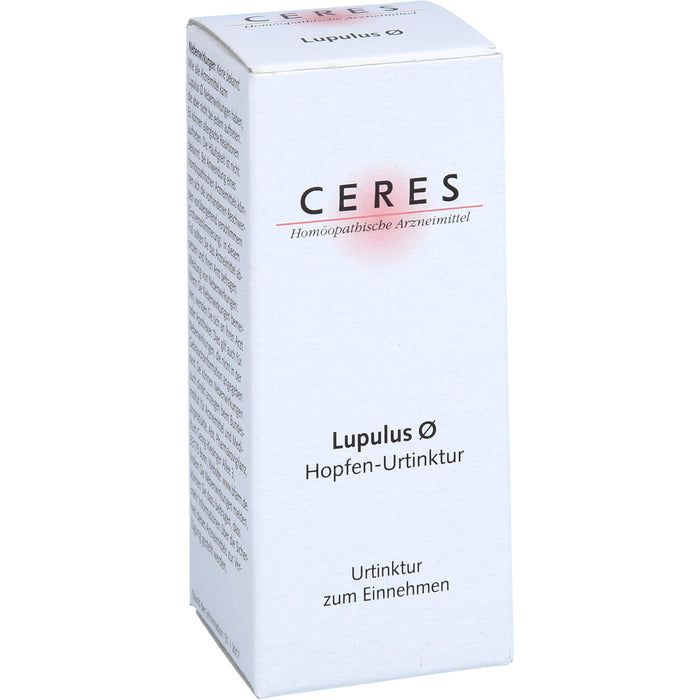 CERES Lupulus Urtinktur, 20 ml Solution