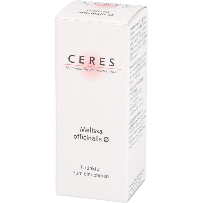 Ceres Melissa offic. Urtinktur, 20 ml Solution