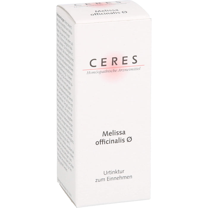Ceres Melissa offic. Urtinktur, 20 ml Solution