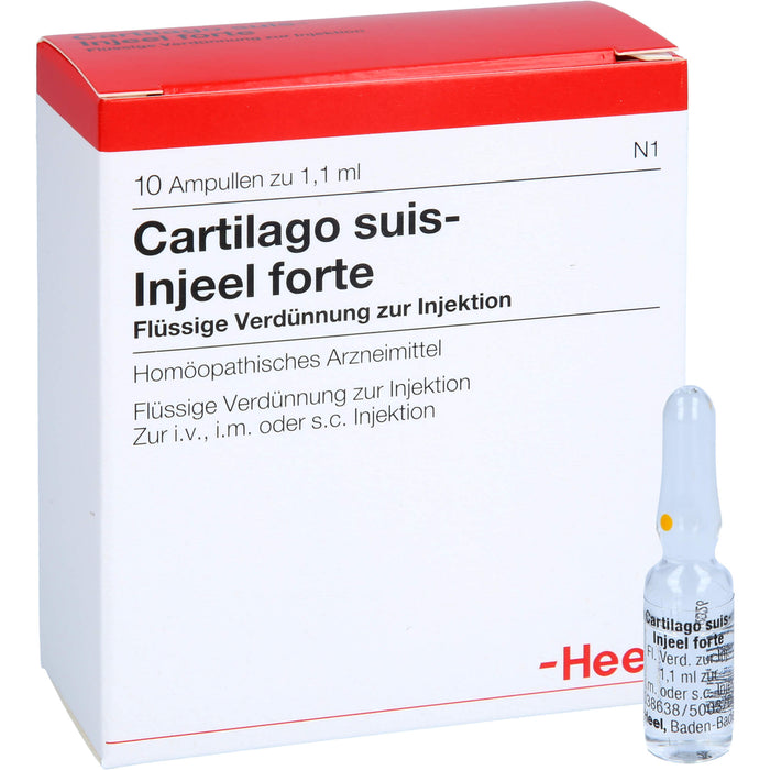 Cartilago suis-Injeel forte Inj.-Lsg., 10 pcs. Ampoules