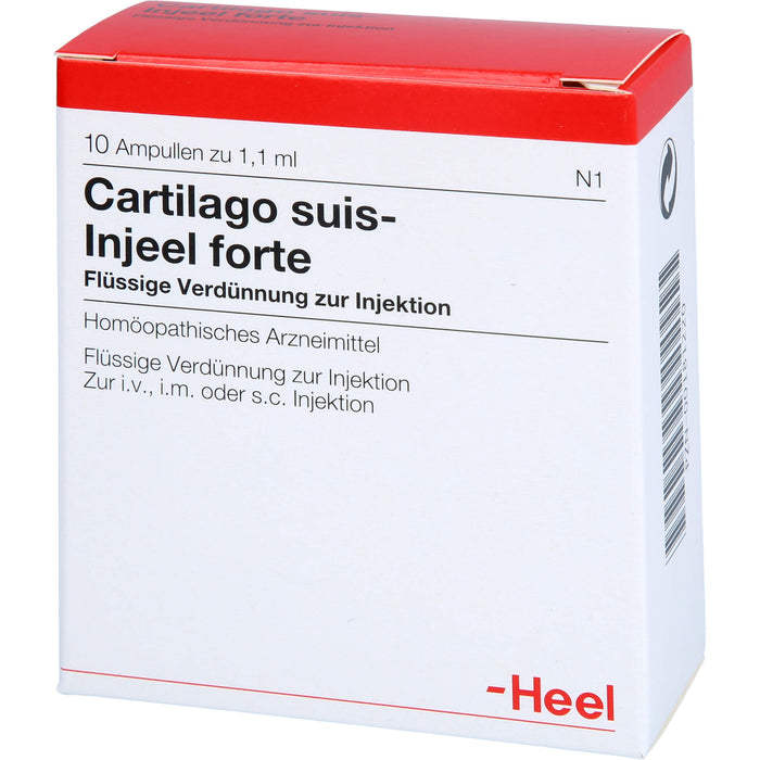Cartilago suis-Injeel forte Inj.-Lsg., 10 pcs. Ampoules