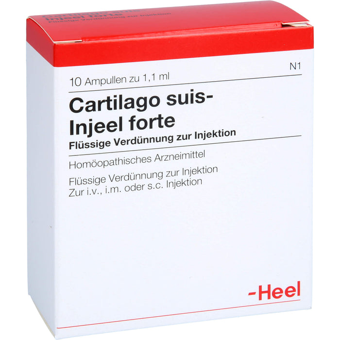 Cartilago suis-Injeel forte Inj.-Lsg., 10 pc Ampoules