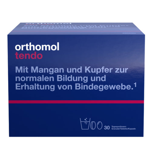 Orthomol Tendo Granulat/Tablette/Kapseln für die normale Bildung und den Erhalt von Bindegewebe, 30 St. Tagesportionen