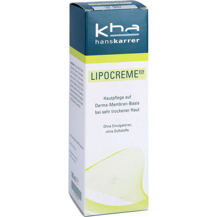 Hans Karrer Lipocreme ECO, 100 ml Cream