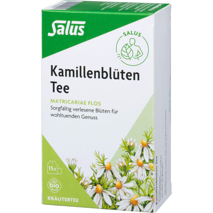 Salus Kamillenblüten Bio Tee Matricariae flos, 15 pcs. Filter bag