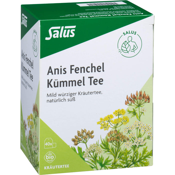 Anis-Fenchel-Kümmeltee AFeKü bio Salus, 40 pcs. Filter bag