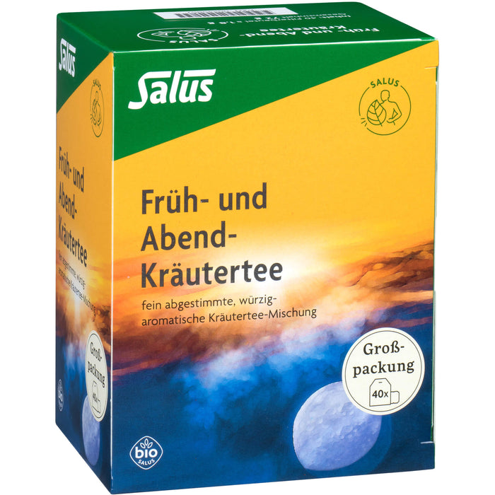 Salus Früh- und Abend-Kräutertee, 40 pc Sac filtrant