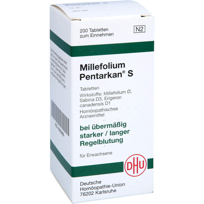 Millefolium Pentarkan  S Tabletten, 200 pcs. Tablets