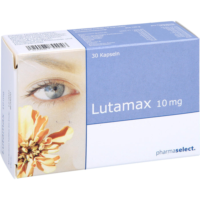 Lutamax 10 mg Kapseln bei altersbedingter Makuladegeneration, 30 St. Kapseln
