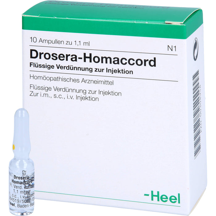 Heel Drosera-Homaccord flüssige Verdünnung, 10 pcs. Ampoules
