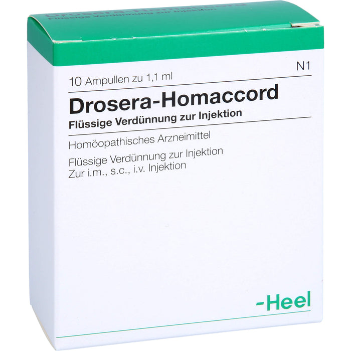 Heel Drosera-Homaccord flüssige Verdünnung, 10 pcs. Ampoules