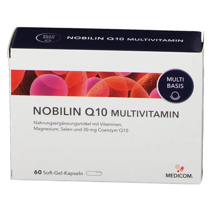 MEDICOM Nobilin Q10 Multivitamin Soft-Gel-Kapseln, 60 pcs. Capsules