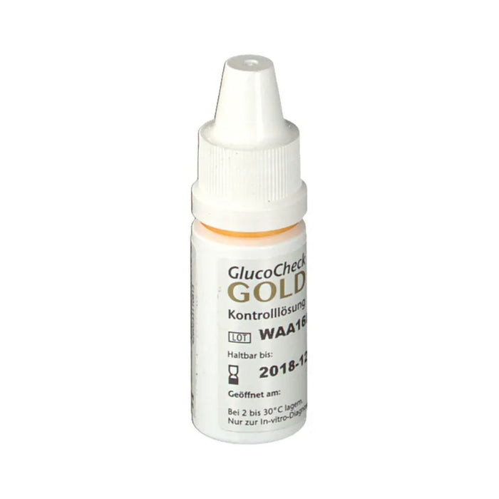 Aktivmed GlucoCheck Gold Kontrolllösung mittel, 4 ml Solution