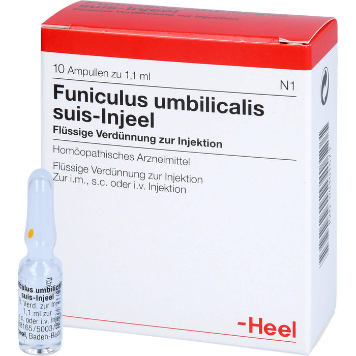 Funiculus umbilicalis suis-Injeel Inj.-Lsg., 10 pcs. Ampoules