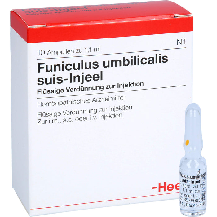 Funiculus umbilicalis suis-Injeel Inj.-Lsg., 10 pcs. Ampoules