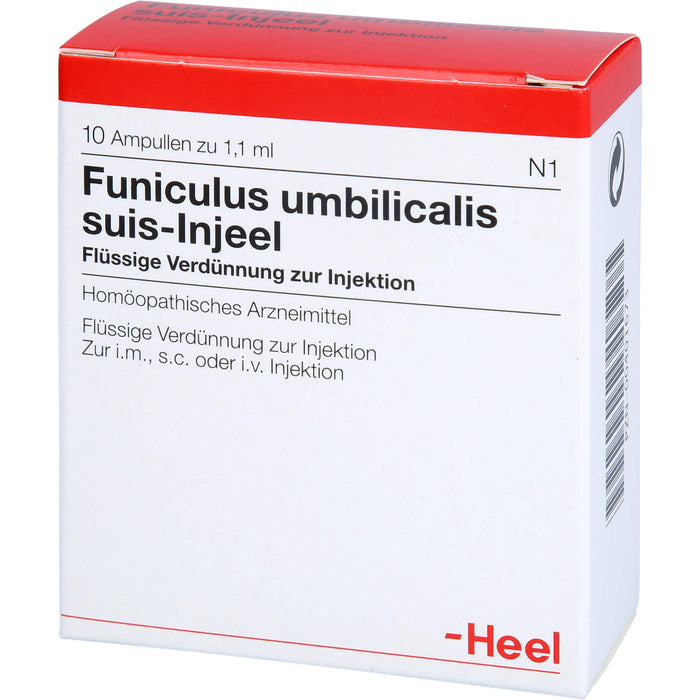Funiculus umbilicalis suis-Injeel Inj.-Lsg., 10 pcs. Ampoules
