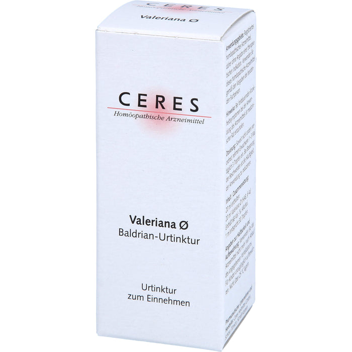 Ceres Valeriana Urtinktur, 20 ml Solution