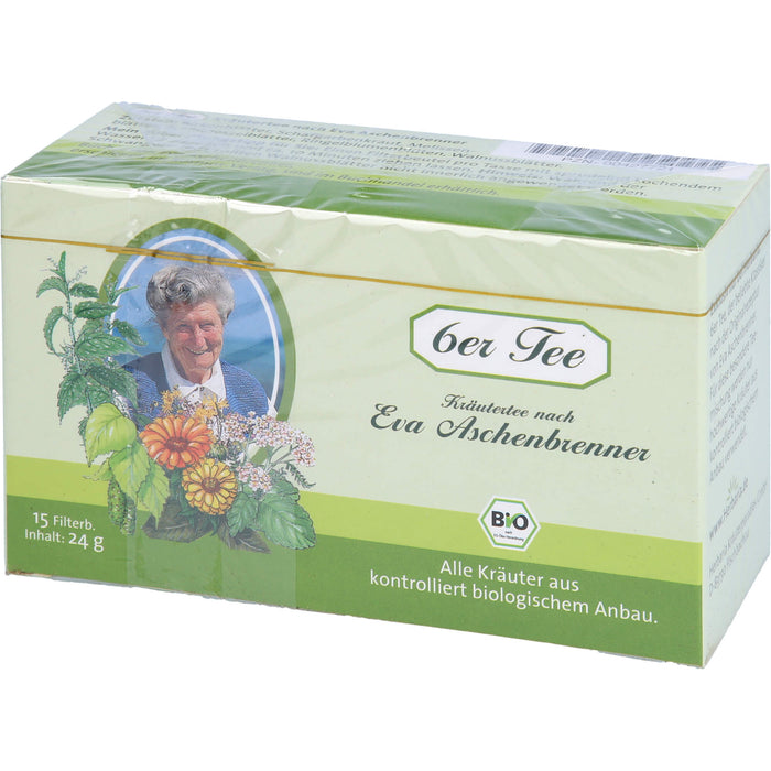 6er Tee Kräutertee nach Eva Aschenbrenner, 15 St. Filterbeutel