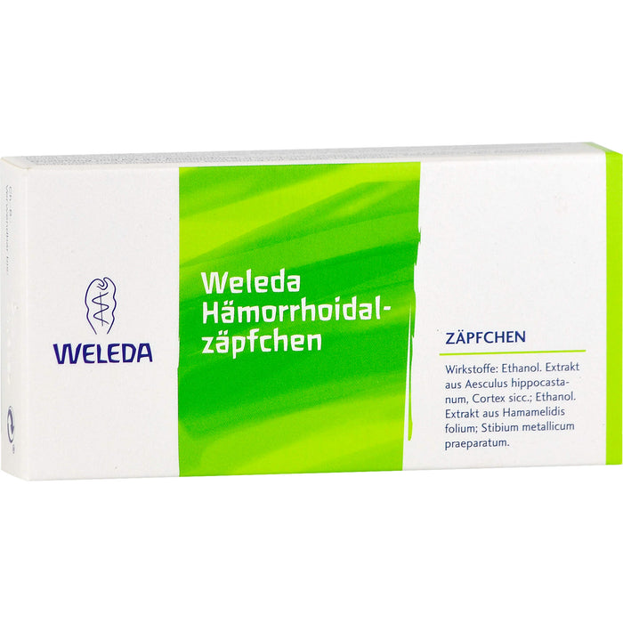 WELEDA Hämorrhoidalzäpfchen, 10 pc Suppositoires