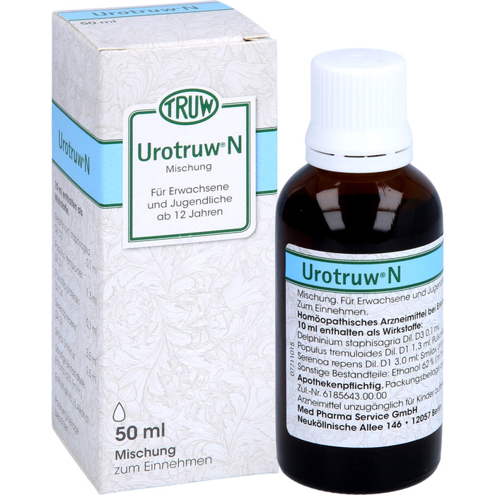 Urotruw N Mischung bei Erkrankungen der Harnorgane, 50 ml Solution