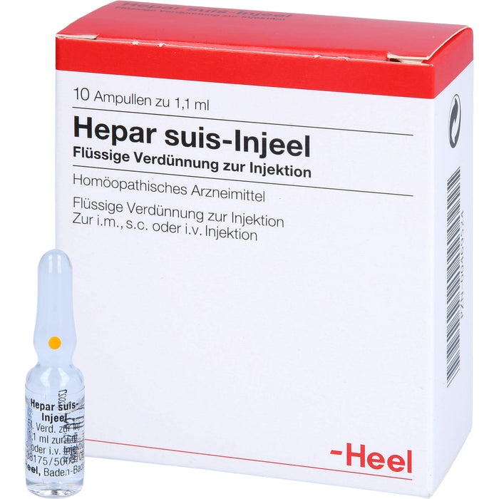 Hepar suis-Injeel Inj.-Lsg., 10 St. Ampullen