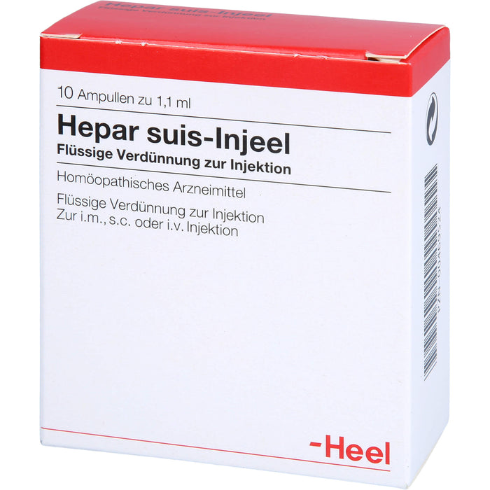 Hepar suis-Injeel Inj.-Lsg., 10 pcs. Ampoules