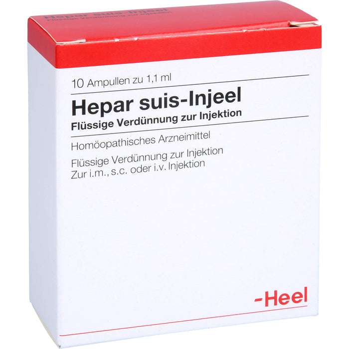 Hepar suis-Injeel Inj.-Lsg., 10 St. Ampullen