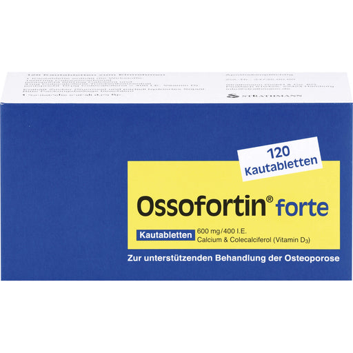 Ossofortin® forte, 600 mg/400 I.E. Kautabletten, 120 St KTA