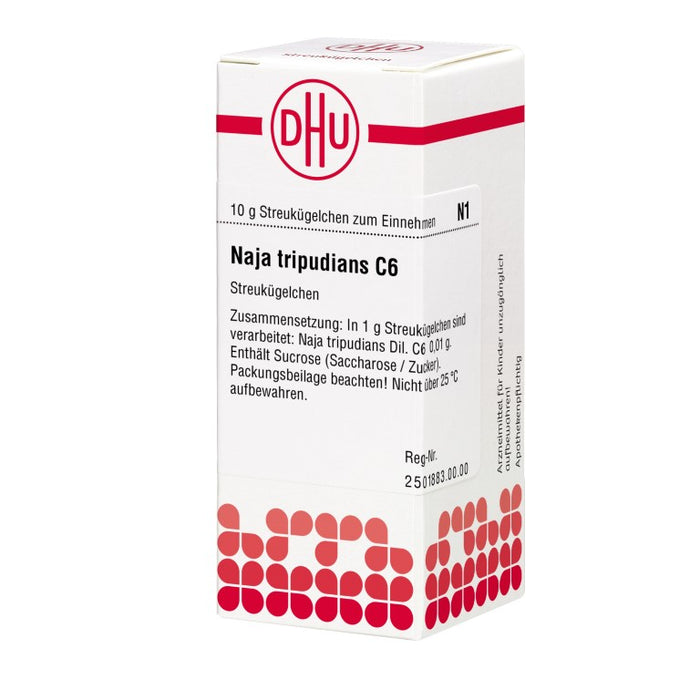 Naja tripudians C6 DHU Globuli, 10 g Globules