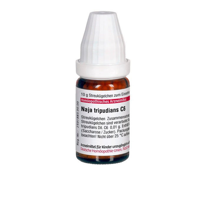 Naja tripudians C6 DHU Globuli, 10 g Globules