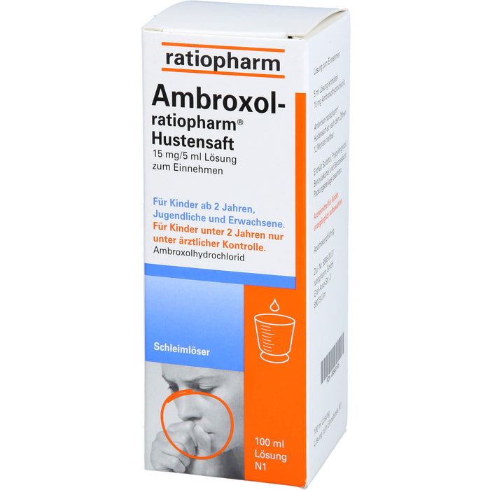 Ambroxol-ratiopharm Hustensaft, 100 ml Solution
