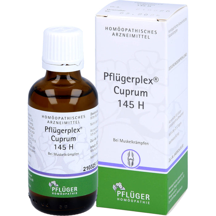 Pflügerplex Cuprum 145 H Mischung bei Muskelkrämpfen, 50 ml Lösung