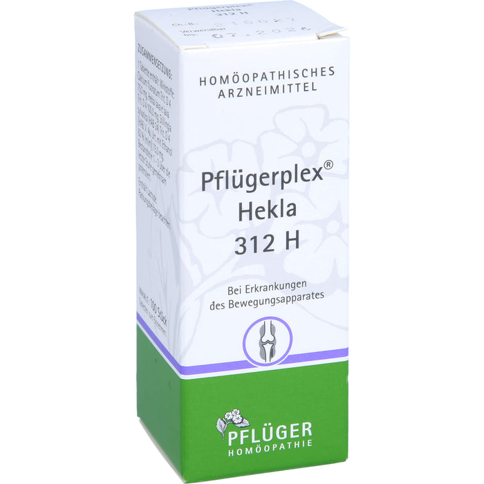 Pflügerplex Hekla 312 H Tabletten bei Erkrankungen des Bewegungsapparates, 100 pc Tablettes