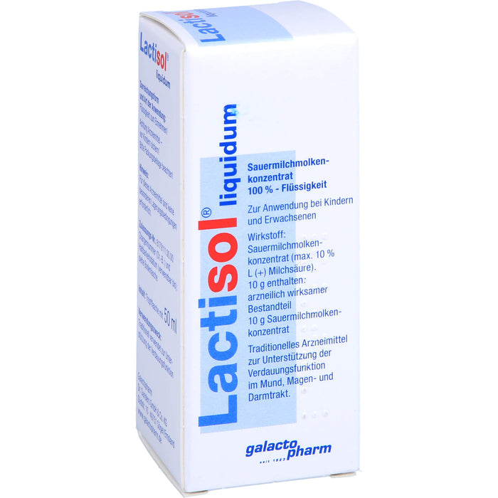 Lactisol liquidum Sauermilchmolkenkonzentrat zur Unterstützung der Verdauungsfunktion, 50 ml Solution