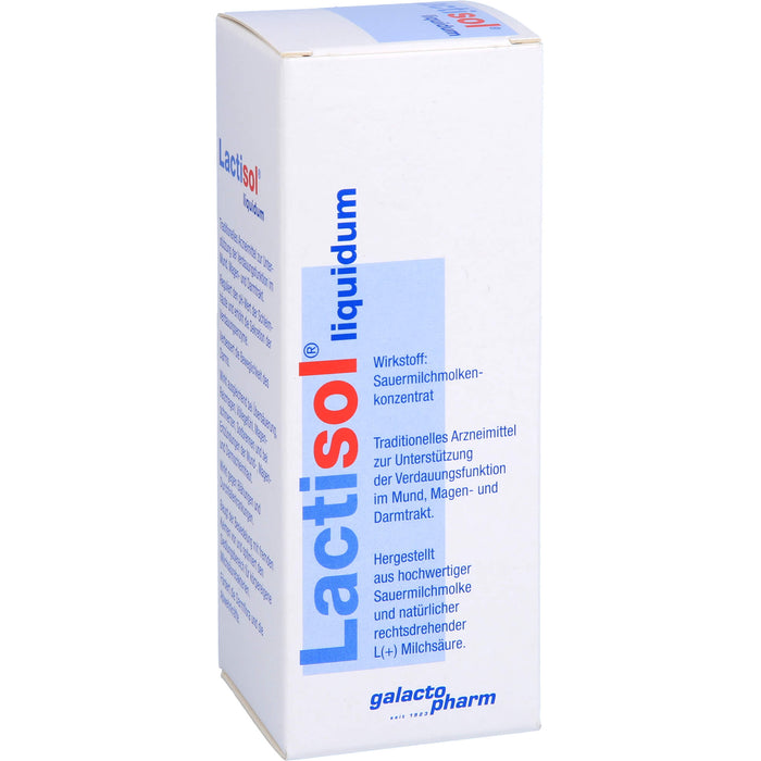 Lactisol liquidum zur Unterstützung der Verdauungsfunktion im Mund-, Magen- und Darmtrakt, 100 ml Solution
