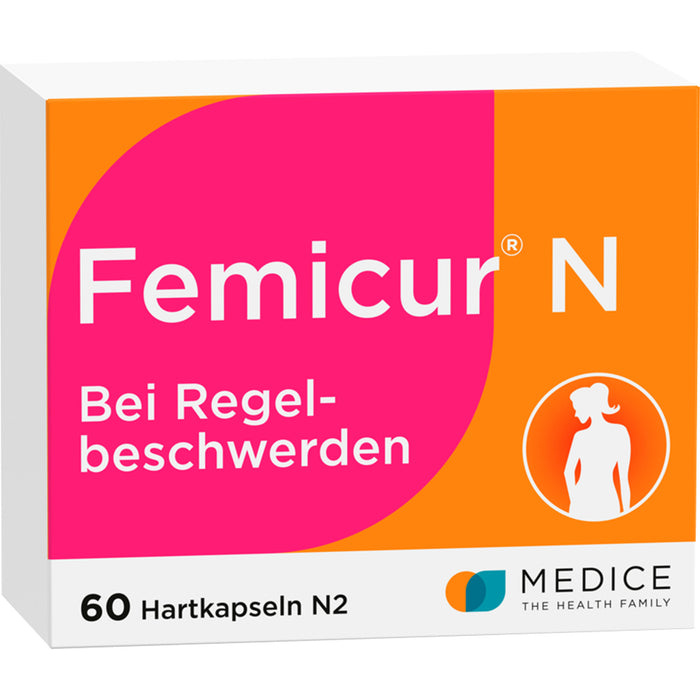 Femicur N Kapseln bei Regelbeschwerden, 60 St. Kapseln