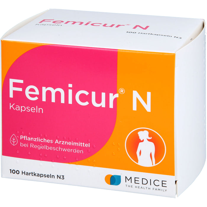 Femicur N Kapseln bei Regelbeschwerden, 100 pc Capsules