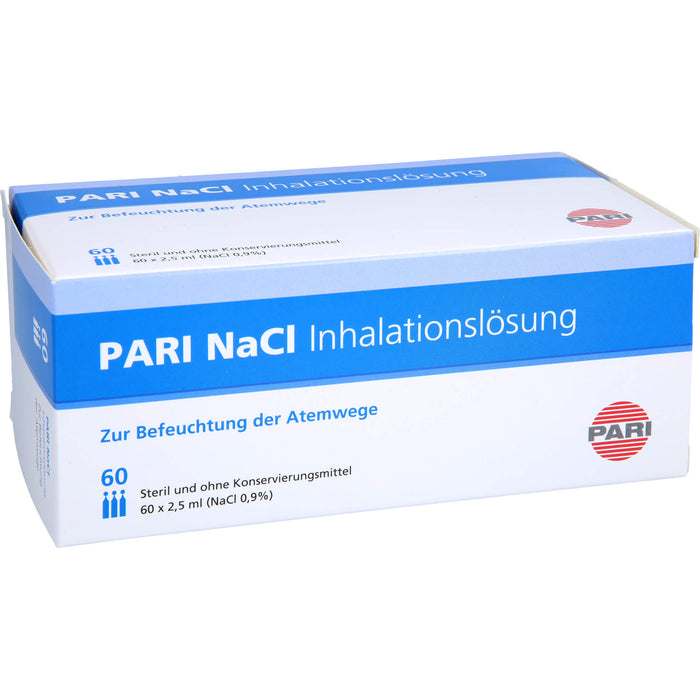 PARI NaCl Inhalationslösung, 60 pcs. Ampoules