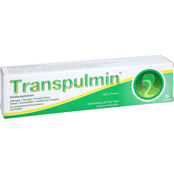 Transpulmin Erkältungsbalsam, 100 g Crème