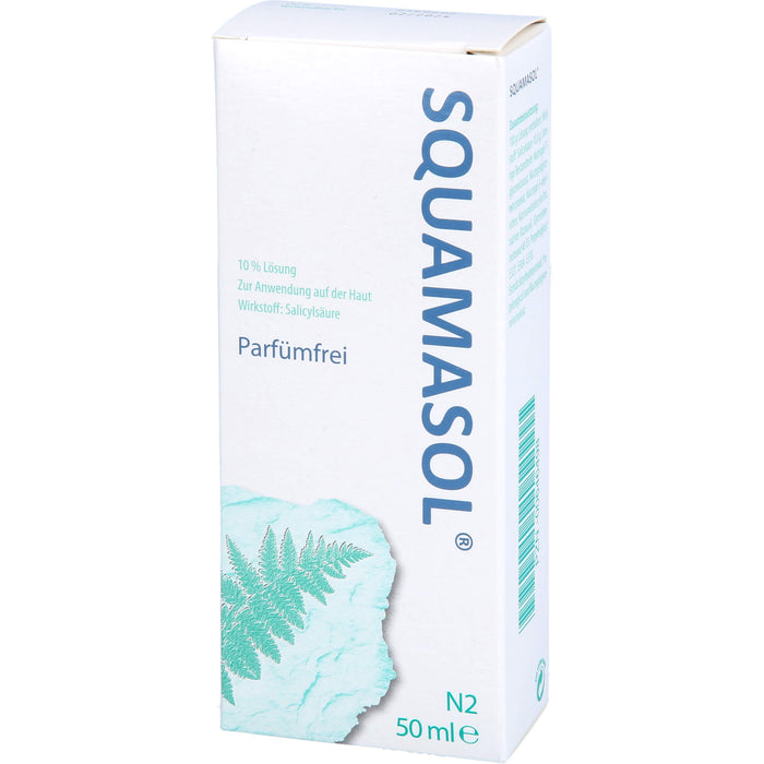 Squamasol 10 % Lösung zur Lösung von Schuppen und Krusten bei Kopfhauterkrankungen, 50 ml Lösung