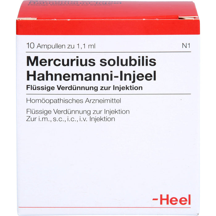 Mercurius solubilis Hahnemanni-Injeel Injektionslösung, 10 St. Ampullen